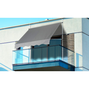 Store banne balcon 300 x 120cm gris