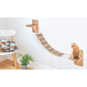Escalier murale pour chat