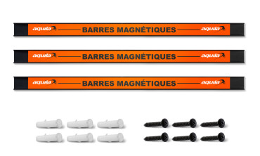 Barres magnétiques porte-outils - set de 3