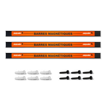 Barres magnétiques porte-outils - set de 3