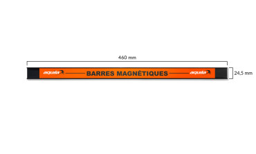 Barre magnétique porte outils noire 38 cm. Livraison possible en 48h - ON  RANGE TOUT