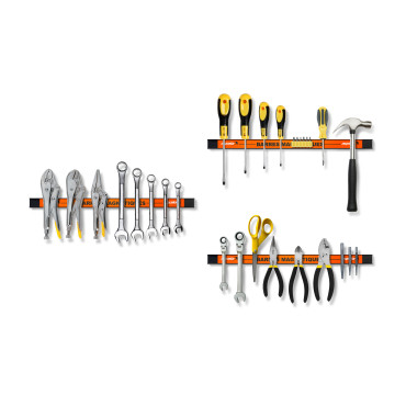 Barres magnétiques porte-outils - set de 3