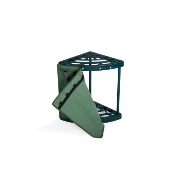 Rack d'angle pour outils de jardin