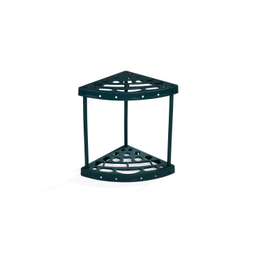 Rack d'angle pour outils de jardin