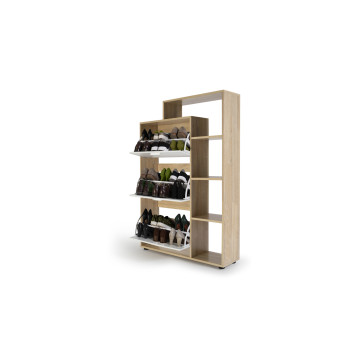 Meubles chaussures Bois - Blanc